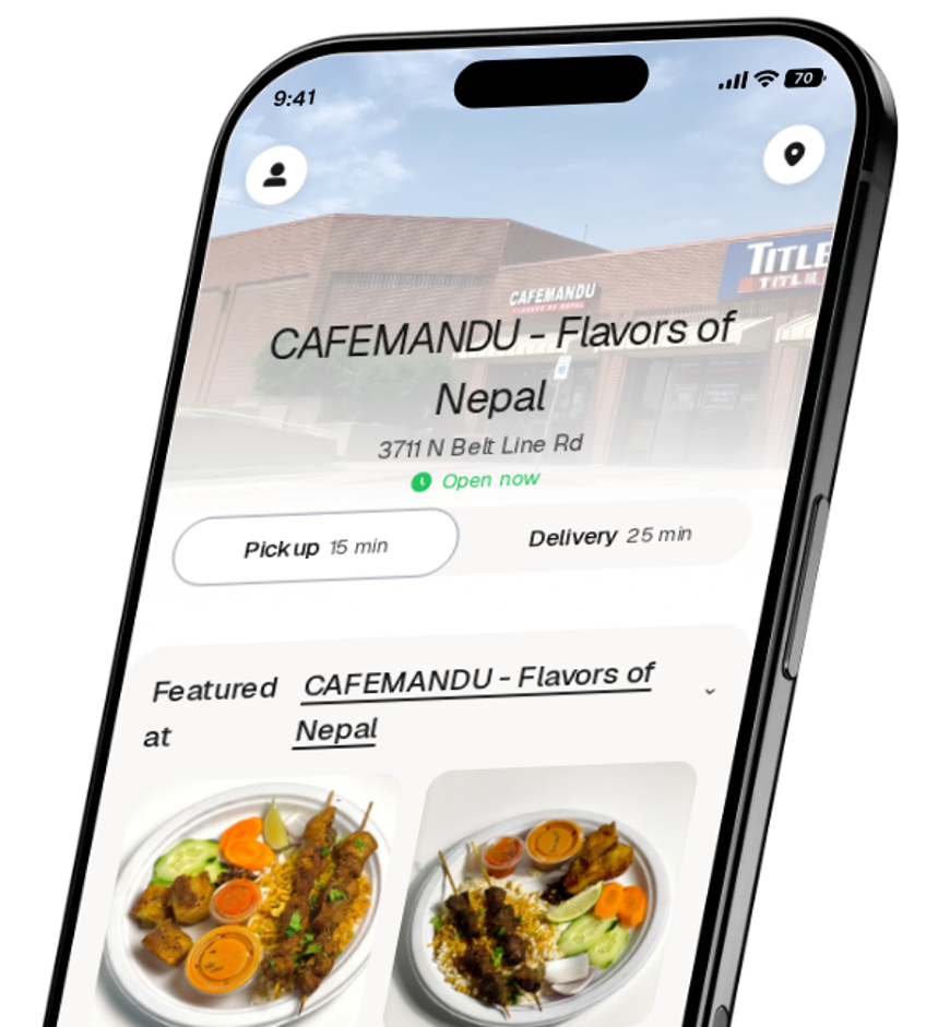 CAFEMANDU - Flavors of Nepal app preview
